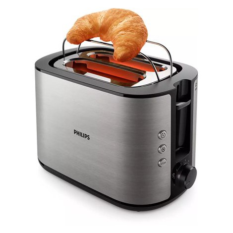 Philips | HD2650/90 Viva Collection | Toaster | Power 950 W | Number of slots 2 | Housing material Metal | Stainless Steel - 3